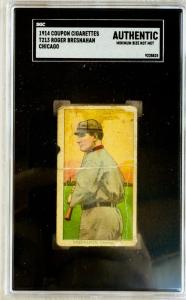 1914 T213 Roger Bresnahan HOF Baseball Card