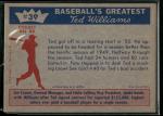 Joe Cronin, Eddie Collins, Ted Williams 1959 Fleer