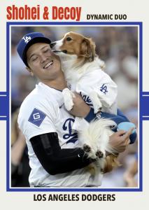 Shohei Ohtani Dodgers First Pitch Custom Card