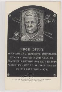 1953 Hall of Fame Postcards Artvue Hugh Duffy
