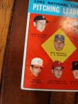 1963 Topps #7 National League Pitching Leaders Card