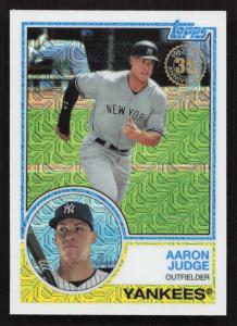 2018 Topps Aaron Judge Silver Pack Chrome Card