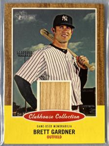 2011 Topps Heritage Brett Gardner Game-Used Relic