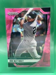 2025 Panini Prizm Don Mattingly #111 Pink Cracked Ice