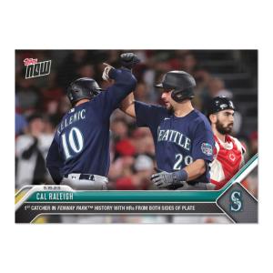 2023 Topps Now Cal Raleigh Seattle Mariners Card