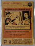 2011 Topps Heritage Brett Gardner Game-Used Relic