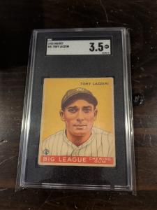 1933 Goudey Tony Lazzeri #31 Card SGC 3.5