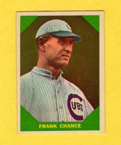 1960 Fleer Frank Chance #5 Chicago Cubs Card