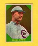 1960 Fleer Frank Chance #5 Chicago Cubs Card