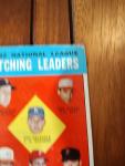 1963 Topps #7 National League Pitching Leaders Card