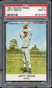 1961 Golden Press Baseball Lefty Grove PSA 9