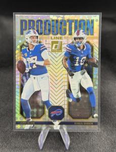 2025 Panini Donruss Josh Allen Khalil Shakir Card