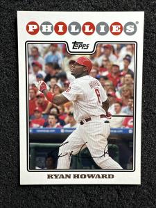Ryan Howard #100 2008 Topps Baseball Card