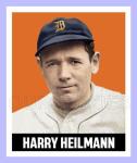 Harry Heilmann Detroit Tigers Baseball Trading Card