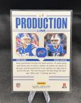 2025 Panini Donruss Josh Allen Khalil Shakir Card