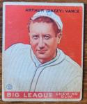 1933 Goudey Dazzy Vance Rookie Card #2