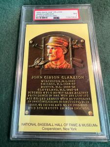 1964 John Clarkson HOF Postcard PSA 7