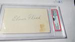 Elmer Flick Signed Index Card PSA Graded
