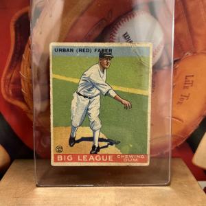 1933 Goudey Red Faber #79 White Sox Card