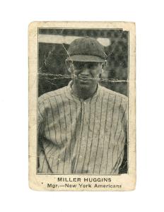 1922 E121 American Caramel Miller Huggins Card