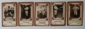 1974 Laughlin Pioneers Baseball Card Lot of 5