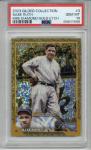 2023 Topps Gilded Babe Ruth Mini Diamond Card