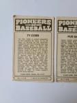 1974 Laughlin Pioneers Baseball Card Lot of 5