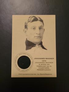 Johannes “Honus” Wagner Ink Birth Year Card