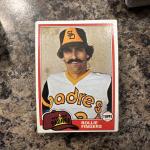 1981 Topps Rollie Fingers Padres Baseball Card