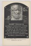 1953 Hall of Fame Postcards - Henry Chadwick