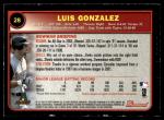2003 Bowman Luis Gonzalez Diamondbacks Card #28