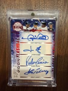 2024 Leaf Bronx Legacy Quad Autos Giambi Sheffield