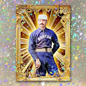 Buck Ewing Holographic Icon Card 01/10 Signed