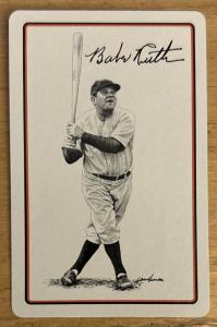 1978 Babe Ruth 10 of Spades Playing Card