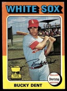1975 Topps Bucky Dent Chicago White Sox Card