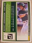 2025 Panini Donruss Rickey Henderson #7 Yellow Flood