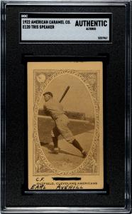 1922 E120 Tris Speaker American Caramel Card