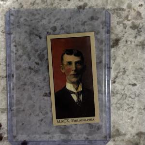 Connie Mack Philadelphia Athletics T206 Card #19