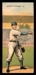 1911 T201 Walter Johnson/Charles Street Double Folder