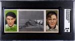1912 T202 Hassan Triple Folder Mathewson/Fletcher Card
