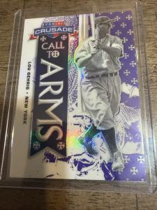 2025 Panini Crusade Lou Gehrig Purple #/149