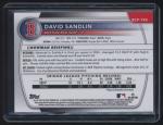 David Sandlin 2025 Bowman Chrome Sapphire Card