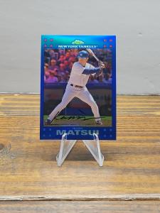 2007 Topps Chrome Hideki Matsui #96 Blue Refractor