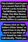 1947-66 Exhibits Ted Williams #9 Red Sox Card
