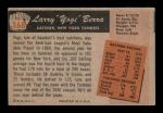 1955 Bowman Yogi Berra Baseball Card #168