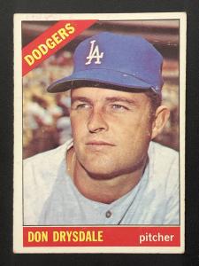 1966 Topps Don Drysdale Baseball Card #430
