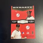 2004 Donruss Jeter Posada Williams Throwback Card