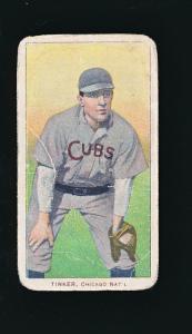 1909 T206 Sweet Caporal Joe Tinker Card