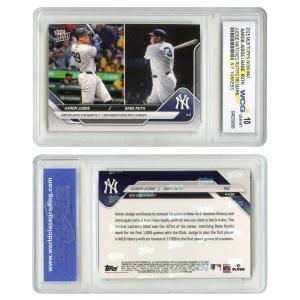 2025 Topps Now Aaron Judge Babe Ruth Yankees Card