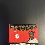 2004 Donruss Jeter Posada Williams Throwback Card